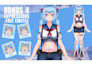 design and rig pro vtuber character in live2d, for vtuber model